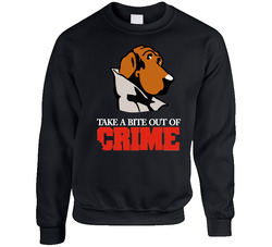 Take A Bite Out Of Crime Mcgruff The Crime Cool sweater Crewneck Sweatshirt