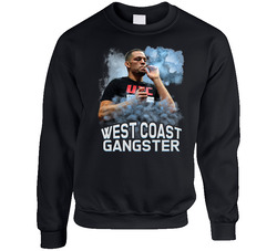 West Coast Gangster Nate Diaz Mma Fighter sweater Crewneck Sweatshirt