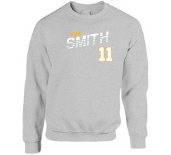 Alex Smith 11 Favorite Player Washington Football Fan sweater Crewneck Sweatshirt