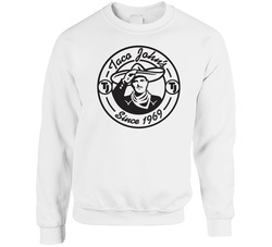 Taco John's Tex Mex Grill Mexican Food Restaurant Logo sweater Crewneck Sweatshirt