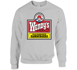 Wendys Hamburger Logo Retro sweater Crewneck Sweatshirt