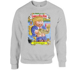 Donald Dump Funny Garbage Pail Kids Worn Look Vintage Unisex sweater Crewneck Sweatshirt