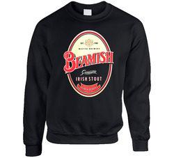 Beamish Genuine Irish Stout Brewery Master Brewers Brand Logo sweater Crewneck Sweatshirt