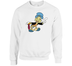 Jiminy Cricket Retro Cartoon Character sweater Crewneck Sweatshirt