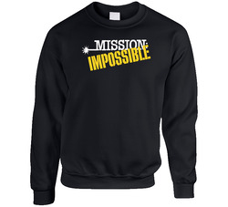 Mission Impossible Retro 80s Tv Show Logo Fan sweater Crewneck Sweatshirt