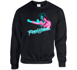 Dalton Patrick Swayze Road House Fist 80s Movie sweater Crewneck Sweatshirt