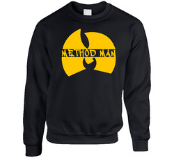 Wutang Method Man Logo Parody Hip Hop Rap Music Fan sweater Crewneck Sweatshirt