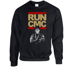 Run Cmc Christian Mccaffery Parody sweater Crewneck Sweatshirt