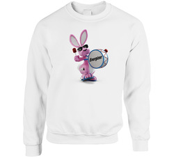 Energizer Bunny Battery Icon Mascot Logo Fan sweater Crewneck Sweatshirt