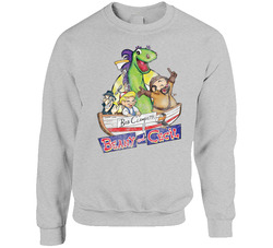 Beany And Cecil Retro 50s Tv Show Poster Vintage Unisex sweater Crewneck Sweatshirt