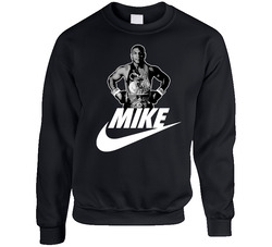 Mike Tyson Boxing Swoosh Logo Parody Boxer Fan sweater Crewneck Sweatshirt