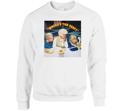 Where's The Beef Wendy's Most Memorable Ad Slogan Vintage Look sweater Crewneck Sweatshirt