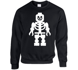 Halloween Skeleton Lego Funny sweater Crewneck Sweatshirt