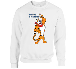 Tony The Tiger They'rrre Great Frosted Flakes Most Memorable Ad Slogan sweater Crewneck Sweatshirt