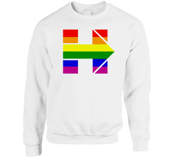 Hillary Clinton Rainbow H Presidential Campaign sweater Crewneck Sweatshirt