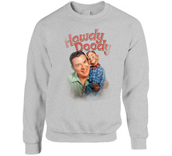 Howdy Doody Retro 50s Tv Show Poster Vintage Unisex Sweater Crewneck Sweatshirt