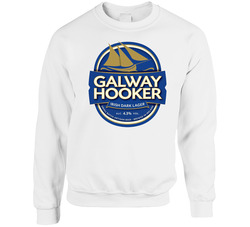 Galway Hooker Irish Dark Lager Beer Drinking Sweater Crewneck Sweatshirt