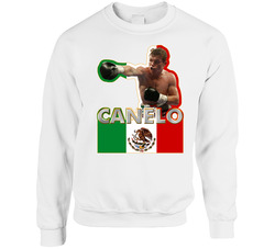 Saul El Canelo Alvarez Mexican Boxer Mexico Sweater Crewneck Sweatshirt