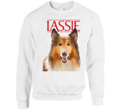 Lassie Retro Tv Series Dog Sweater Crewneck Sweatshirt