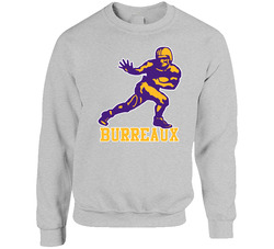 Joe Burrow Burreaux Heisman Trophy Winner Lsu College Football Fan Sweater Crewneck Sweatshirt