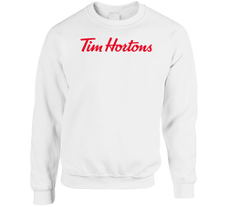 Tim Hortons American Favourite Food Sweater Crewneck Sweatshirt