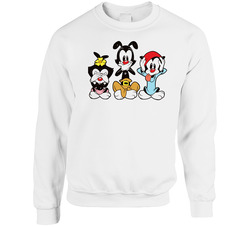 Animaniacs See Hear Speak No Evil Cartoon Sweater Crewneck Sweatshirt