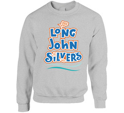 Long John Silvers American Favourite Food Sweater Crewneck Sweatshirt