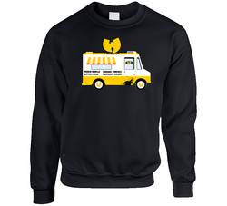 Wu Tang Ice Cream Truck French Vanilla Rap Group Logo Sweater Crewneck Sweatshirt