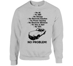 1979 Triumph Spitfire No Problem Vintage Car Sweater Crewneck Sweatshirt