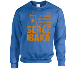 Serge Ibaka Oklahoma City Congo Sweater Crewneck Sweatshirt