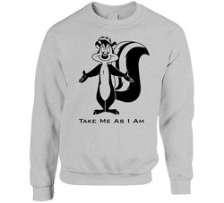 Pepe Le Pew Cartoon Sweater Crewneck Sweatshirt
