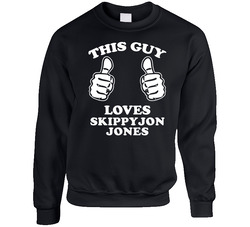 This Guy Loves Skippyjon Jones Skippyjon Jones Cool Favorite Book Character Fan Sweater Crewneck Sweatshirt