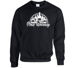 Malt Whiskey Funny Disney Parody Drinking Sweater Crewneck Sweatshirt