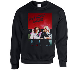 Absolutely Fabulous Logo Tv Show Black Sweater Crewneck Sweatshirt