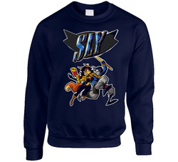 Sly Cooper Video Game Sweater Crewneck Sweatshirt