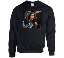 Kelsey Plum Smoking Cigar Cool Fan Sweater Crewneck Sweatshirt