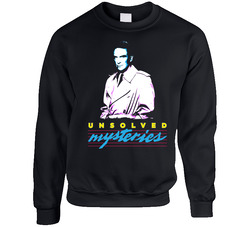 Unsolved Mysteries Robert Stack Retro 80s 90s Crime Mystery Tv Show Sweater Crewneck Sweatshirt