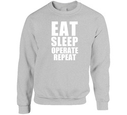 Eat Sleep Operate Repeat Surgeon  Occupation Sweater Crewneck Sweatshirt