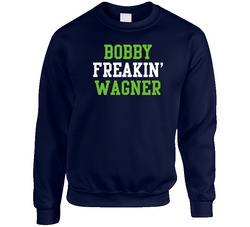 Bobby Freakin' Wagner Seattle Football Player Cool Fan Sweater Crewneck Sweatshirt