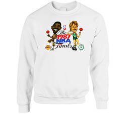 Larry Bird Magic Johnson Retro Sweater Crewneck Sweatshirt
