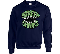 Street Sharks Retro 80s Sweater Crewneck Sweatshirt
