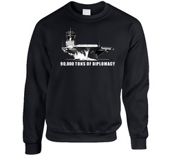 90000 Tons Of Diplomacy Political American Sweater Crewneck Sweatshirt