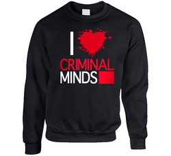 I Love Heart Criminal Minds Sweater Crewneck Sweatshirt