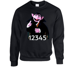 Sesame Street The Count Sweater Crewneck Sweatshirt