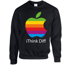 Apple I Think Different Mac Ipod Sweater Crewneck Sweatshirt