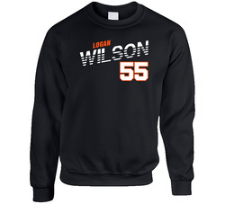 Logan Wilson 55 Favorite Player Cincinnati Football Fan Sweater Crewneck Sweatshirt