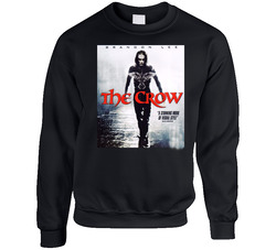 The Crow 90s Retro Movie Fan  Fan Sweater Crewneck Sweatshirt
