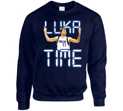Luka Doncic Dallas Time Basketball Sweater Crewneck Sweatshirt