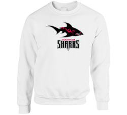 Jacksonville Sharks Arena Football League Team Sports Fan Logo Sweater Crewneck Sweatshirt