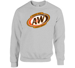 A And W Root Beer Logo Sweater Crewneck Sweatshirt